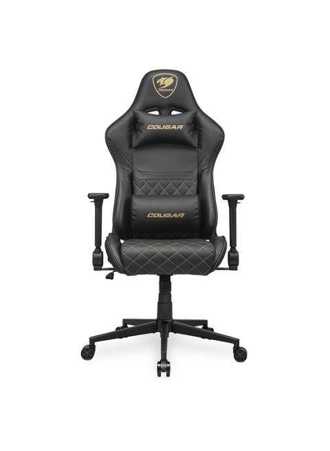 COUGAR ARMOR ONE V2 GOLD Gaming Chair -Black